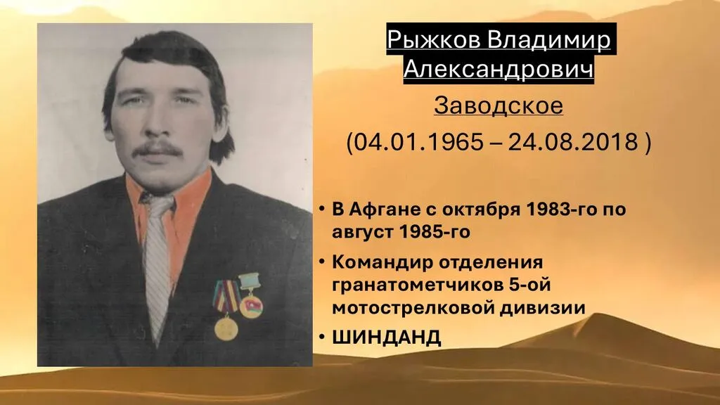 Рыжков Владимир Александрович
